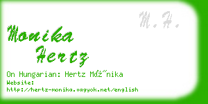 monika hertz business card